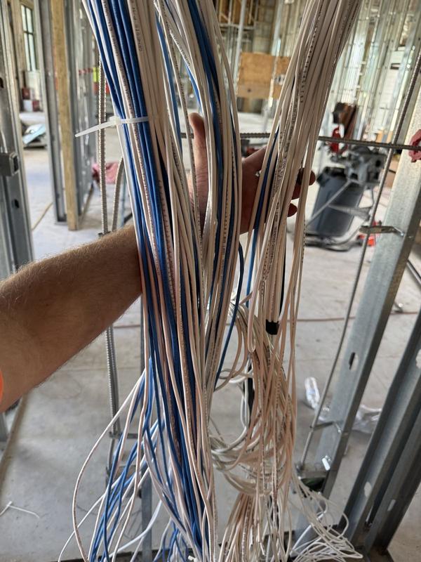 Pre-wire cable pull